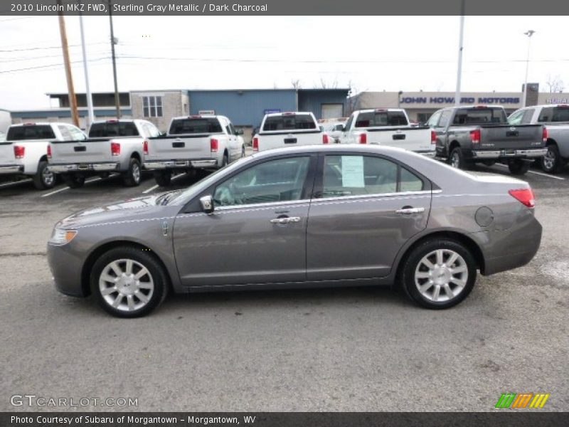 Sterling Gray Metallic / Dark Charcoal 2010 Lincoln MKZ FWD