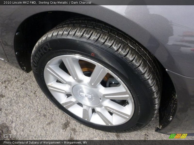 Sterling Gray Metallic / Dark Charcoal 2010 Lincoln MKZ FWD