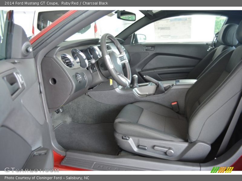 Ruby Red / Charcoal Black 2014 Ford Mustang GT Coupe