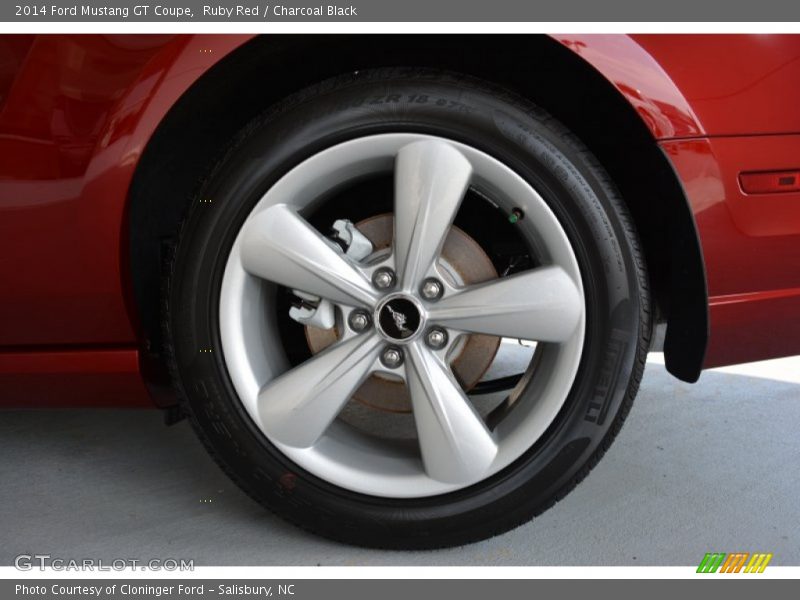 Ruby Red / Charcoal Black 2014 Ford Mustang GT Coupe