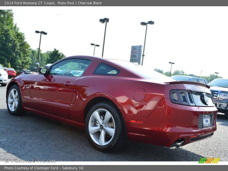 Ruby Red / Charcoal Black 2014 Ford Mustang GT Coupe