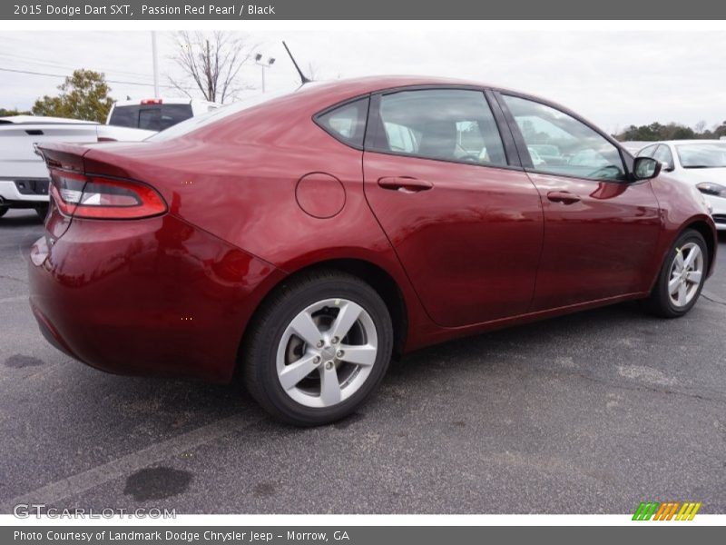 Passion Red Pearl / Black 2015 Dodge Dart SXT
