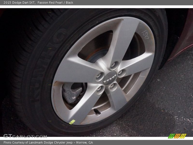 Passion Red Pearl / Black 2015 Dodge Dart SXT