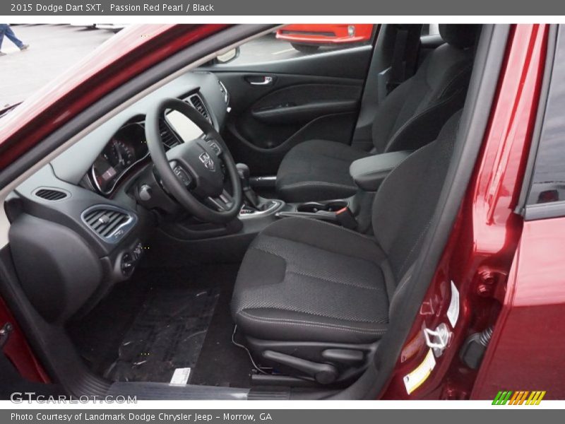 Passion Red Pearl / Black 2015 Dodge Dart SXT