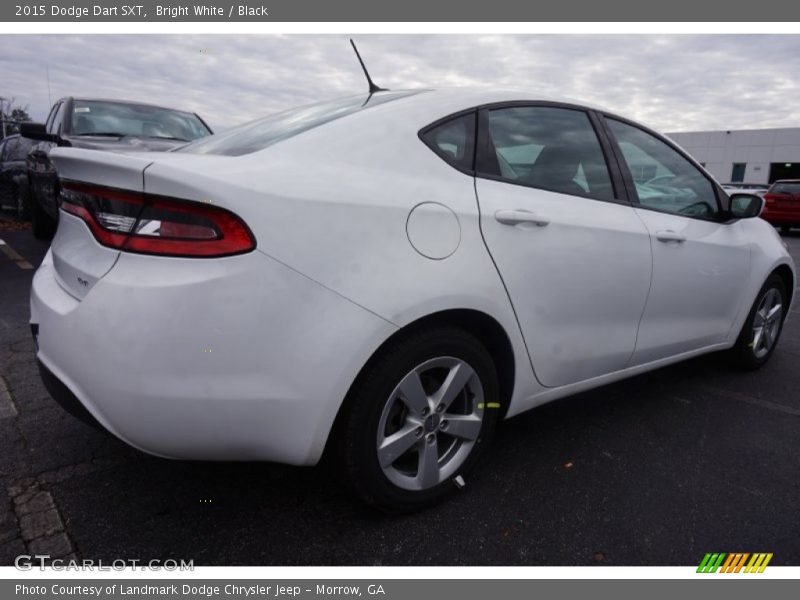 Bright White / Black 2015 Dodge Dart SXT