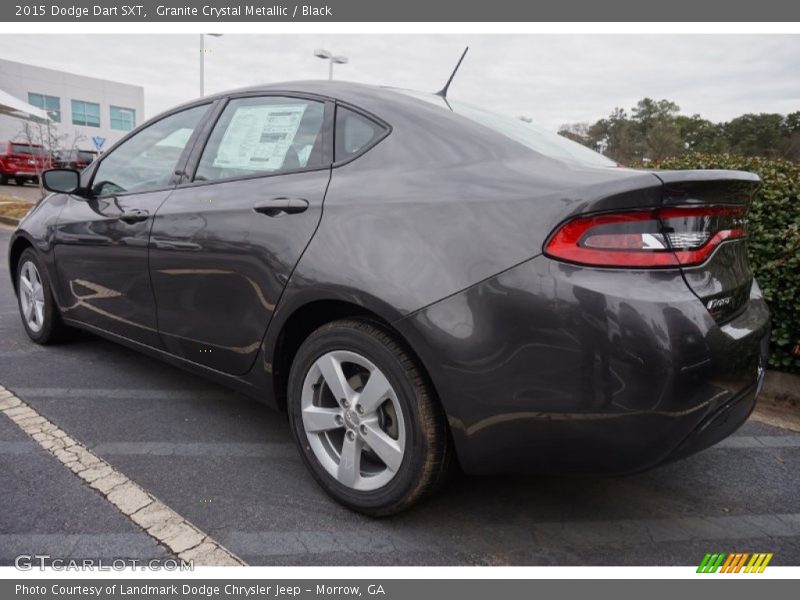 Granite Crystal Metallic / Black 2015 Dodge Dart SXT