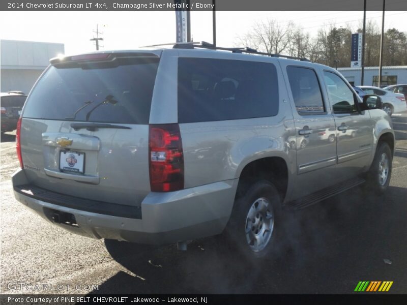 Champagne Silver Metallic / Ebony 2014 Chevrolet Suburban LT 4x4