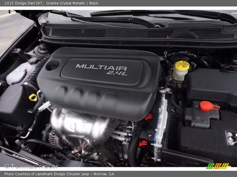 Granite Crystal Metallic / Black 2015 Dodge Dart SXT