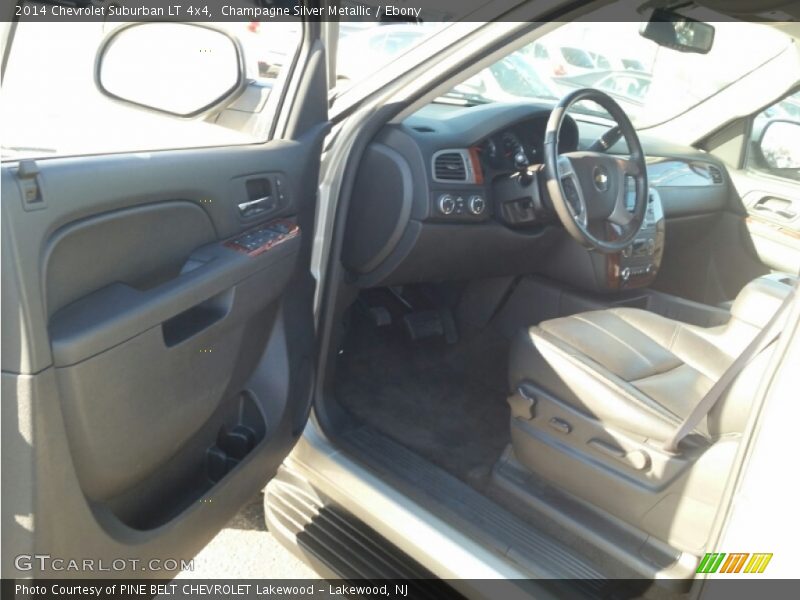 Champagne Silver Metallic / Ebony 2014 Chevrolet Suburban LT 4x4