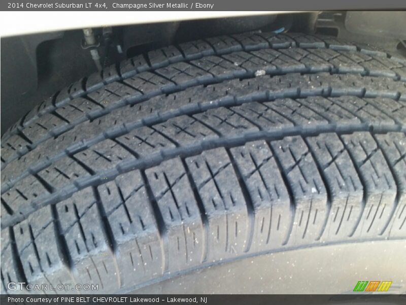 Champagne Silver Metallic / Ebony 2014 Chevrolet Suburban LT 4x4