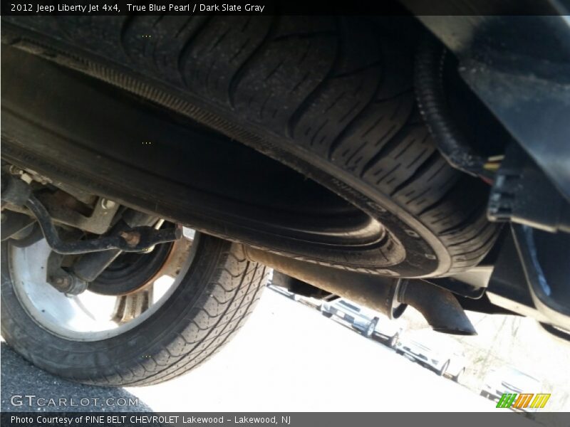 True Blue Pearl / Dark Slate Gray 2012 Jeep Liberty Jet 4x4