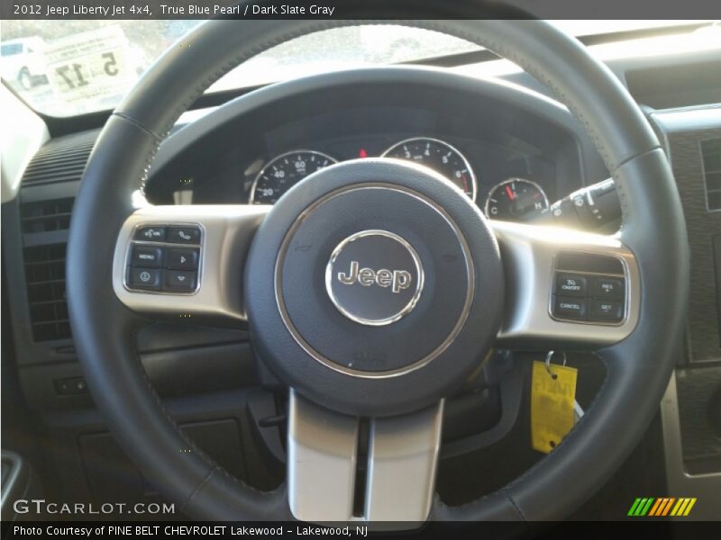 True Blue Pearl / Dark Slate Gray 2012 Jeep Liberty Jet 4x4