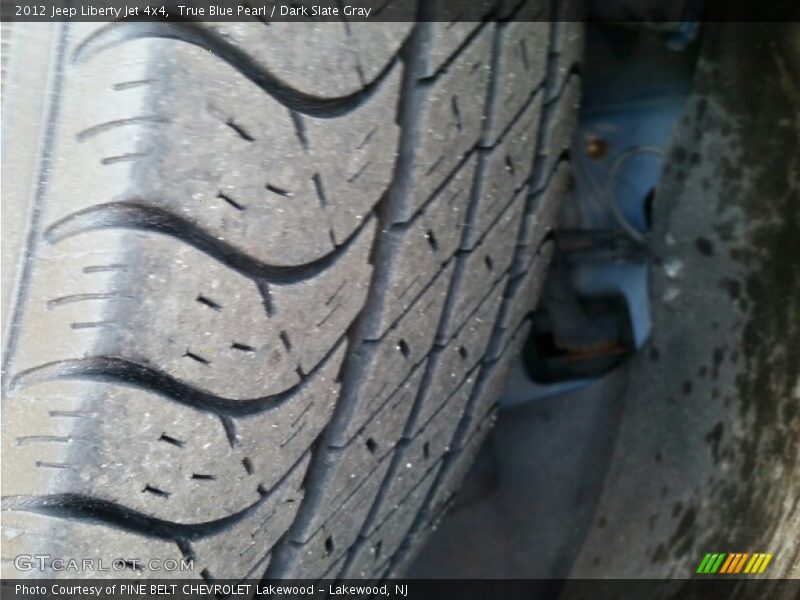 True Blue Pearl / Dark Slate Gray 2012 Jeep Liberty Jet 4x4