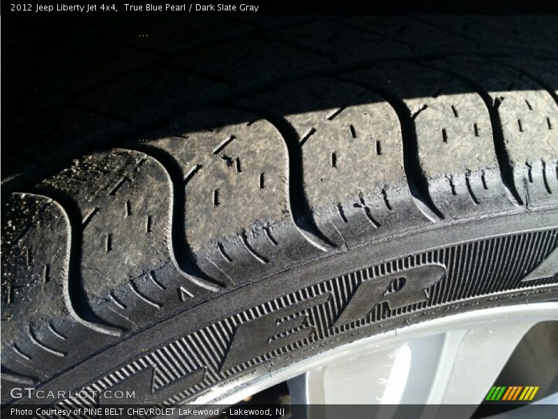 True Blue Pearl / Dark Slate Gray 2012 Jeep Liberty Jet 4x4