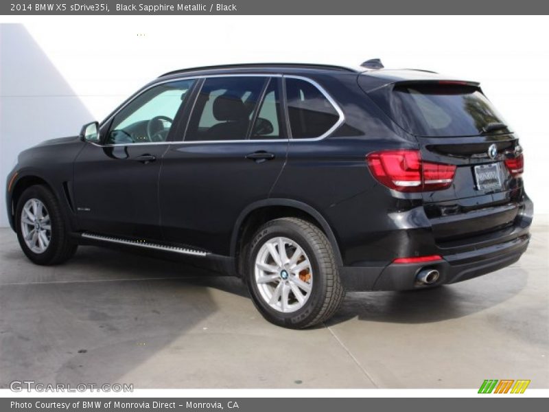 Black Sapphire Metallic / Black 2014 BMW X5 sDrive35i