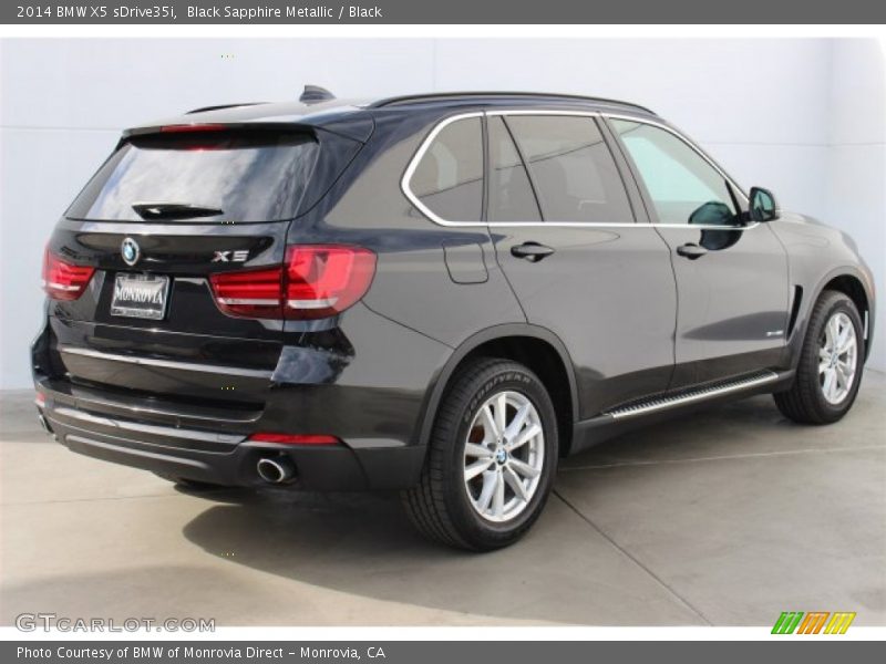 Black Sapphire Metallic / Black 2014 BMW X5 sDrive35i