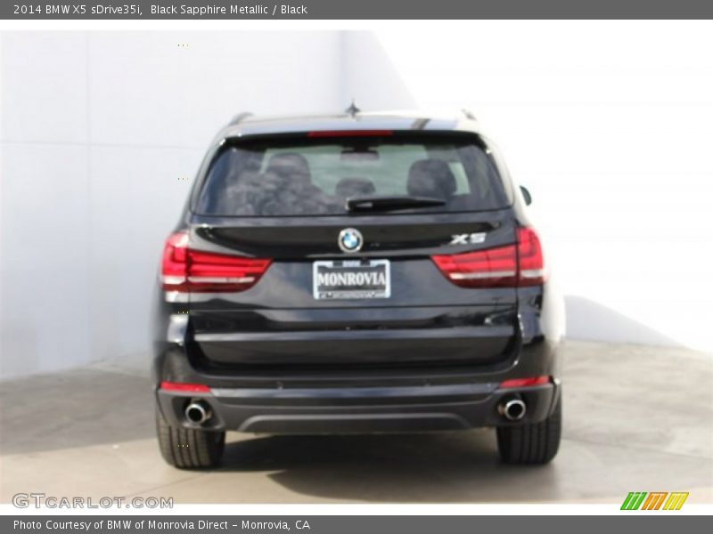 Black Sapphire Metallic / Black 2014 BMW X5 sDrive35i