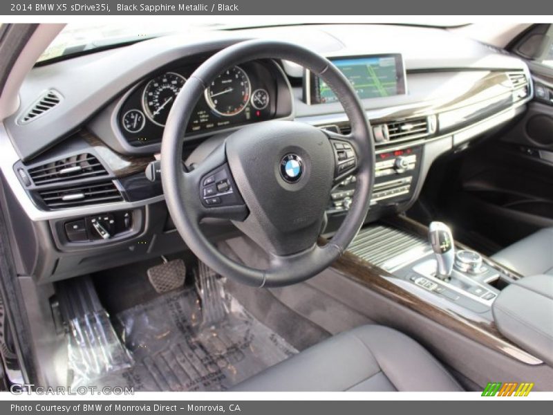 Black Sapphire Metallic / Black 2014 BMW X5 sDrive35i