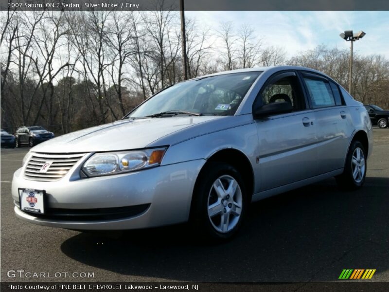 Silver Nickel / Gray 2007 Saturn ION 2 Sedan