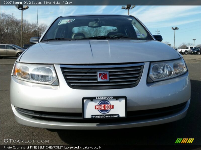 Silver Nickel / Gray 2007 Saturn ION 2 Sedan