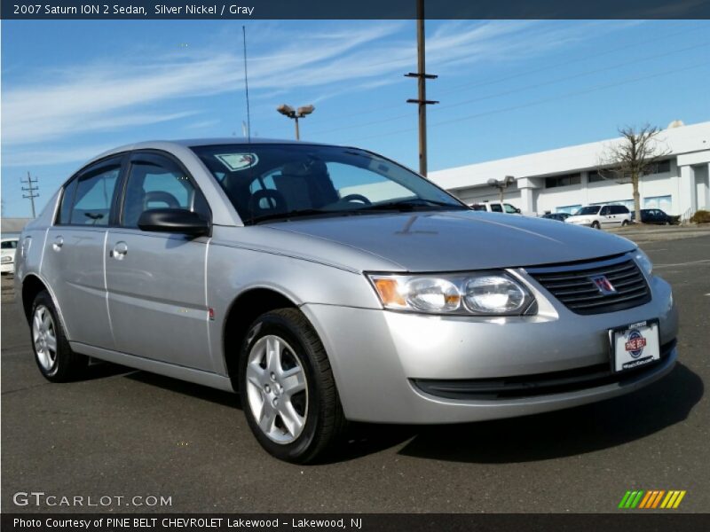 Silver Nickel / Gray 2007 Saturn ION 2 Sedan