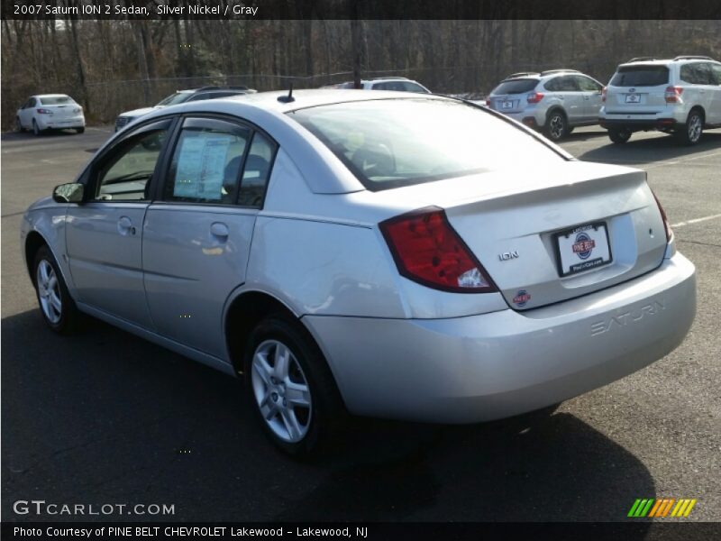 Silver Nickel / Gray 2007 Saturn ION 2 Sedan