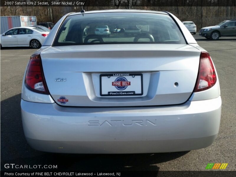 Silver Nickel / Gray 2007 Saturn ION 2 Sedan