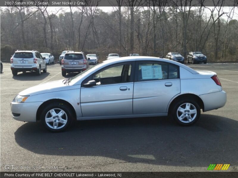 Silver Nickel / Gray 2007 Saturn ION 2 Sedan