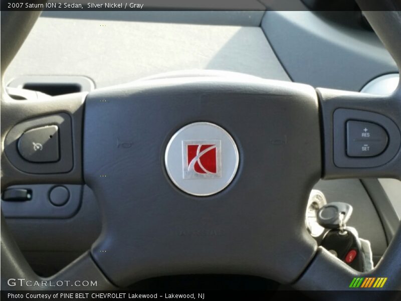 Silver Nickel / Gray 2007 Saturn ION 2 Sedan