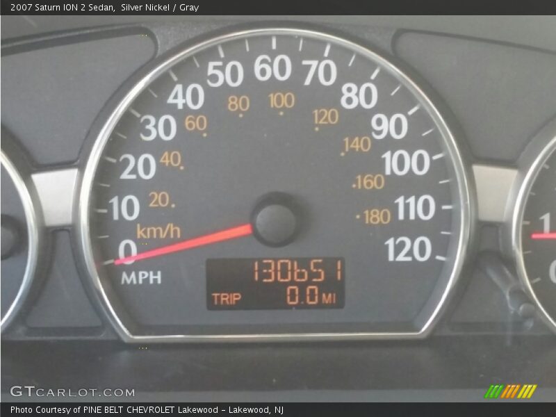 Silver Nickel / Gray 2007 Saturn ION 2 Sedan