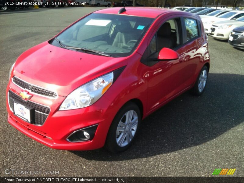 Salsa / Silver/Silver 2015 Chevrolet Spark LT
