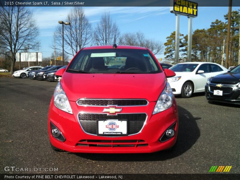 Salsa / Silver/Silver 2015 Chevrolet Spark LT