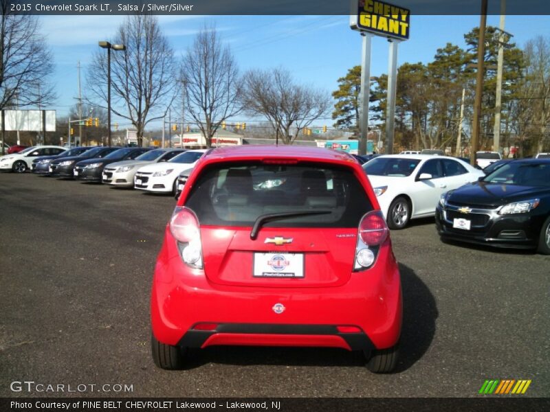 Salsa / Silver/Silver 2015 Chevrolet Spark LT