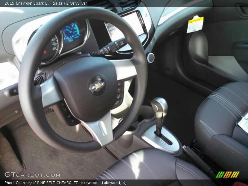 Salsa / Silver/Silver 2015 Chevrolet Spark LT