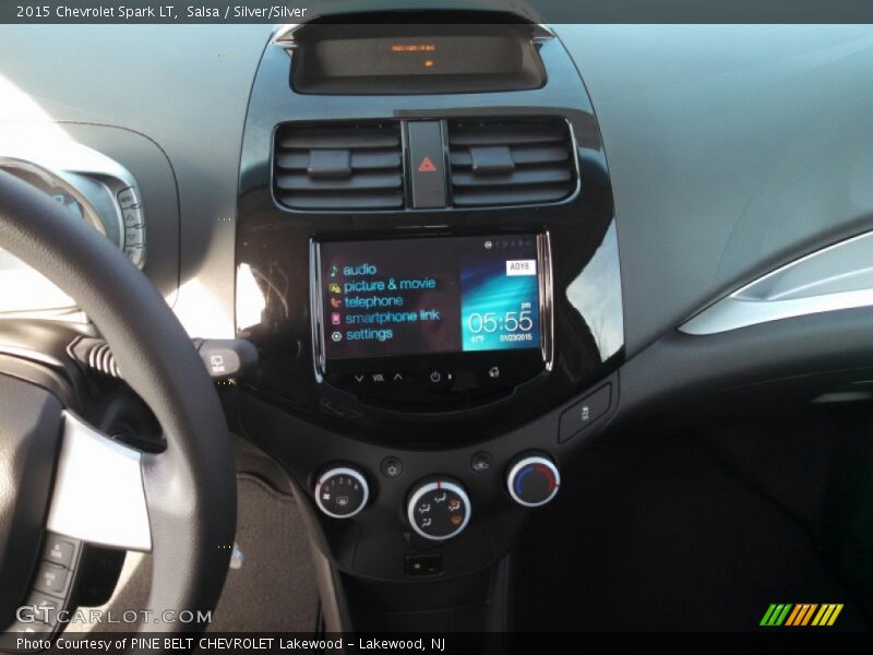 Salsa / Silver/Silver 2015 Chevrolet Spark LT