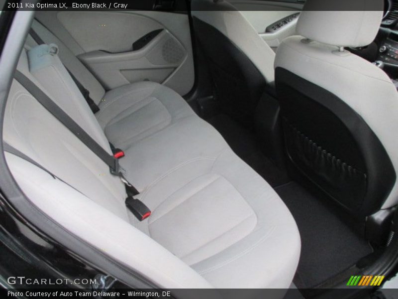 Ebony Black / Gray 2011 Kia Optima LX