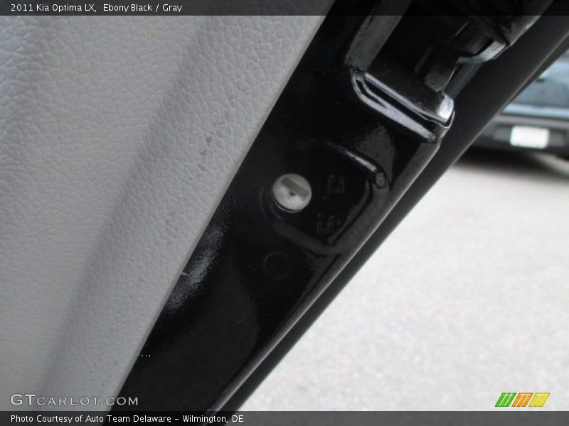 Ebony Black / Gray 2011 Kia Optima LX