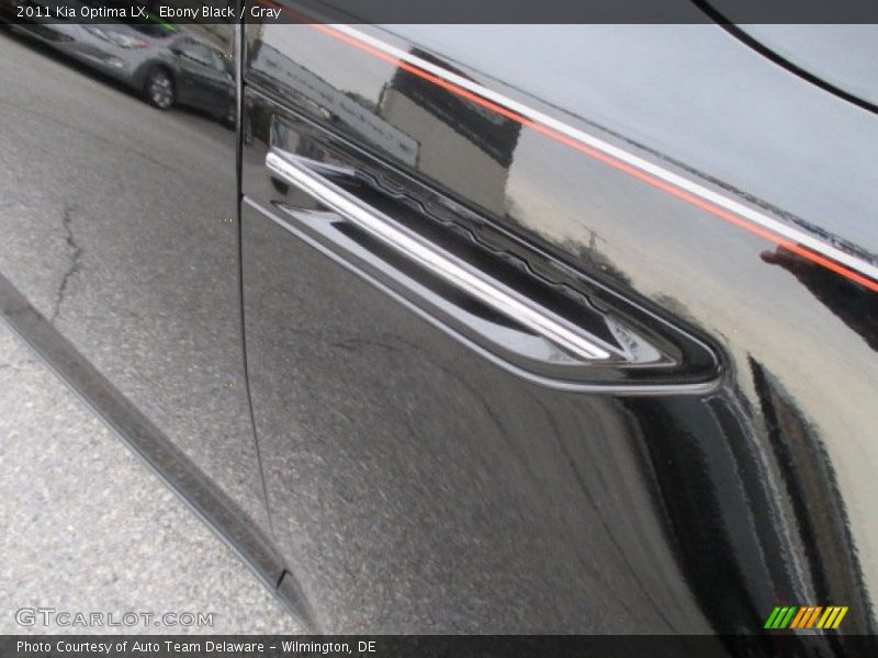Ebony Black / Gray 2011 Kia Optima LX