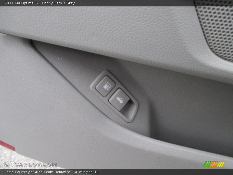 Ebony Black / Gray 2011 Kia Optima LX