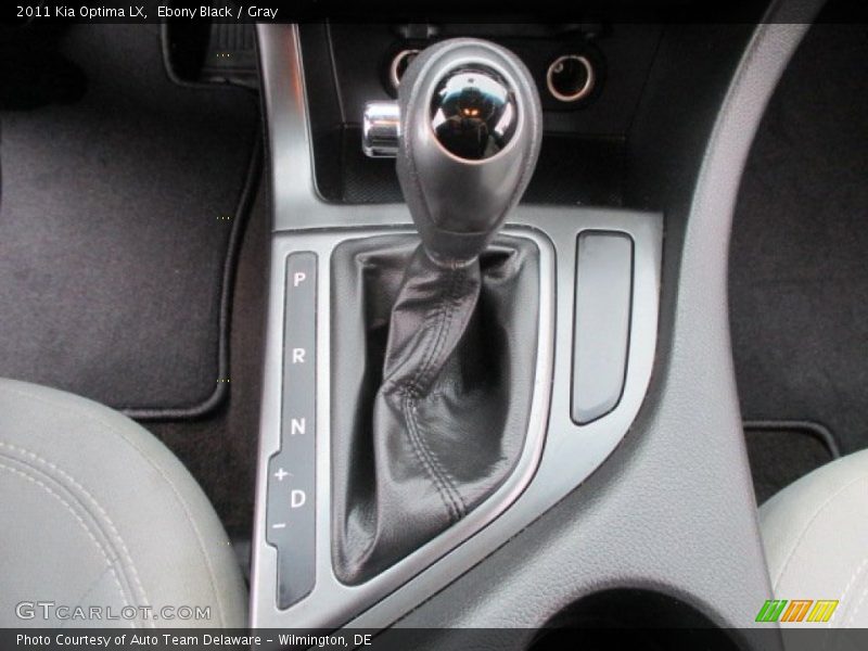 Ebony Black / Gray 2011 Kia Optima LX