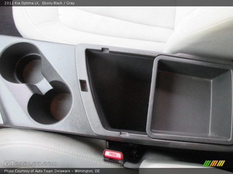 Ebony Black / Gray 2011 Kia Optima LX