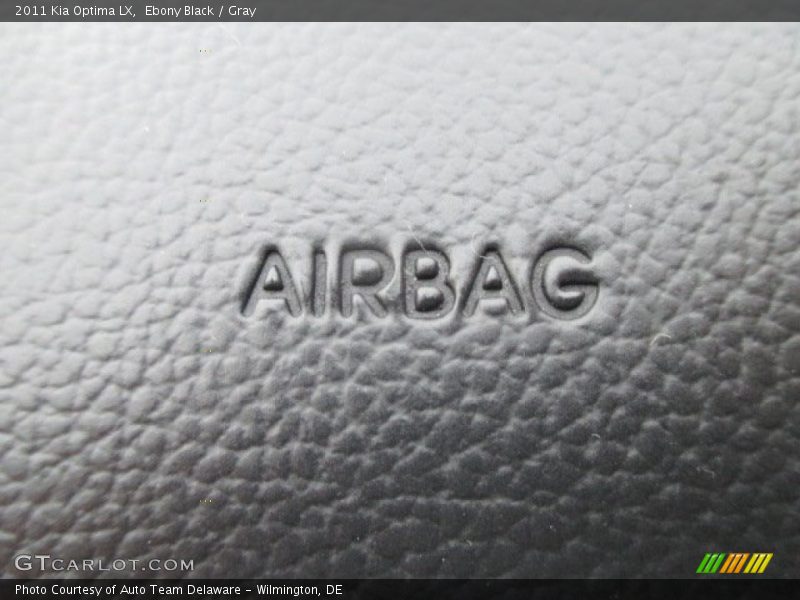 Ebony Black / Gray 2011 Kia Optima LX