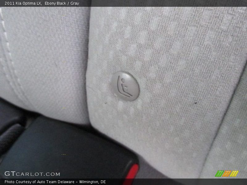 Ebony Black / Gray 2011 Kia Optima LX