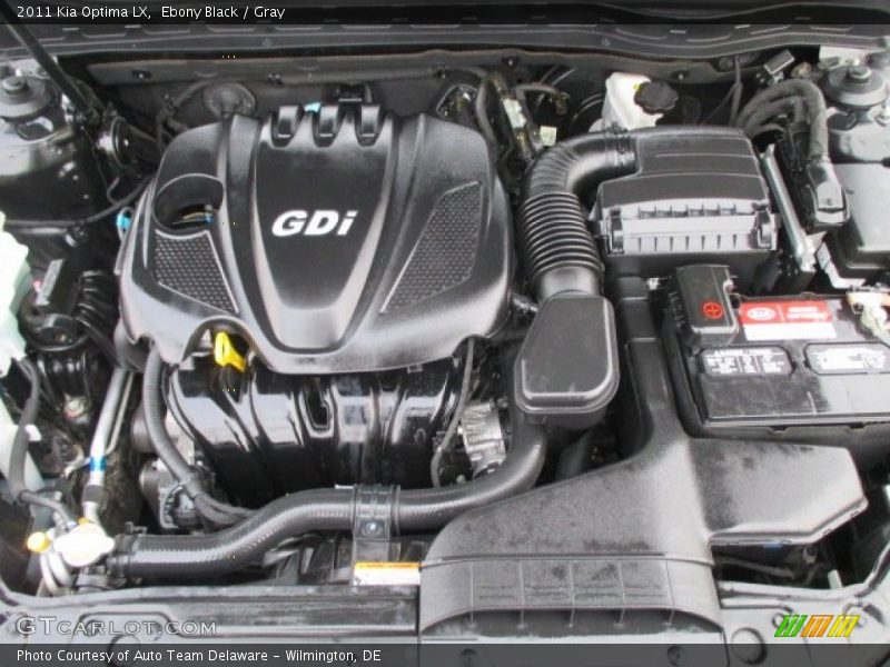 Ebony Black / Gray 2011 Kia Optima LX