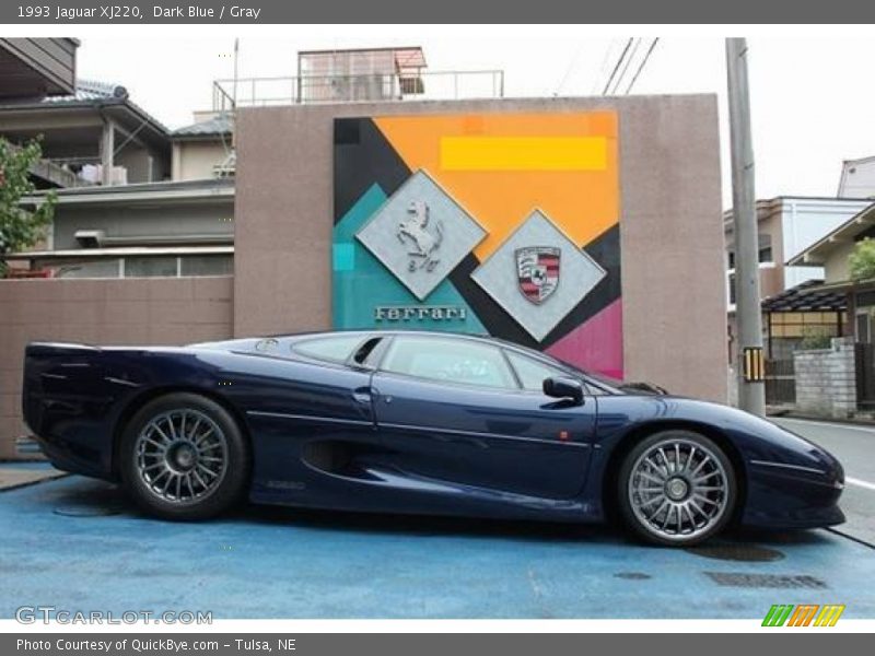 Dark Blue / Gray 1993 Jaguar XJ220