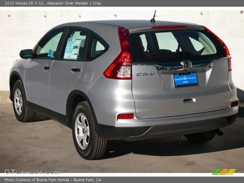 Alabaster Silver Metallic / Gray 2015 Honda CR-V LX