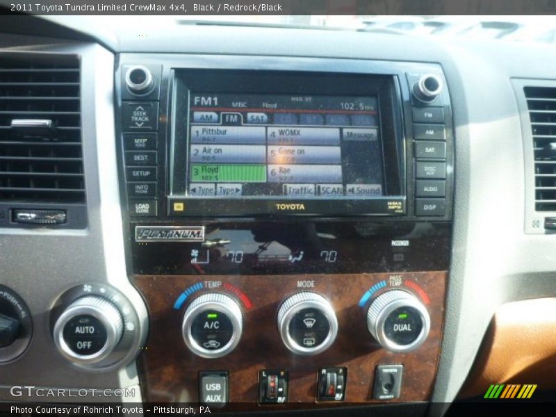 Black / Redrock/Black 2011 Toyota Tundra Limited CrewMax 4x4