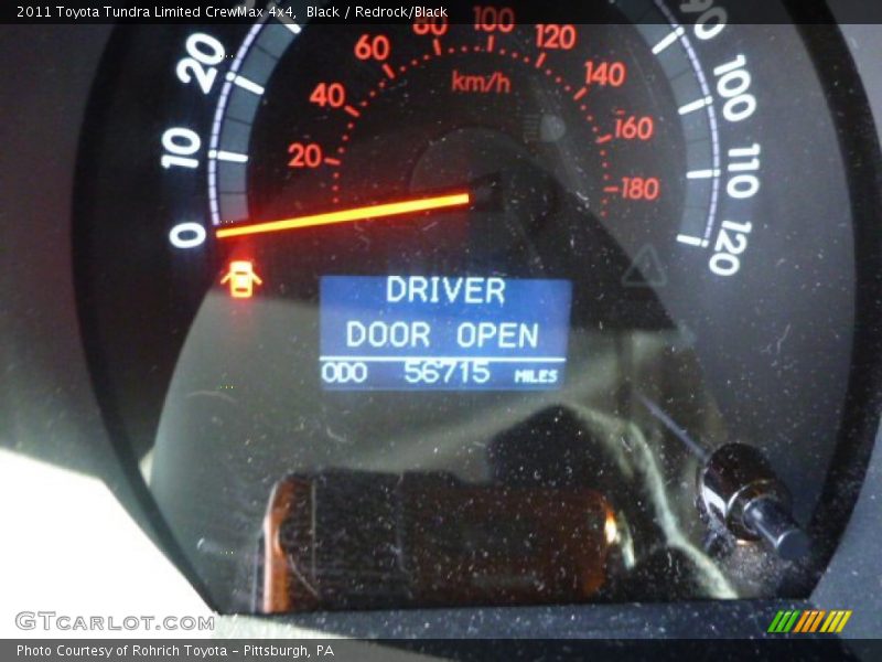 Black / Redrock/Black 2011 Toyota Tundra Limited CrewMax 4x4