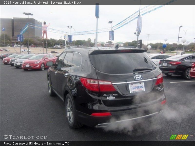 Becketts Black / Black 2015 Hyundai Santa Fe Limited