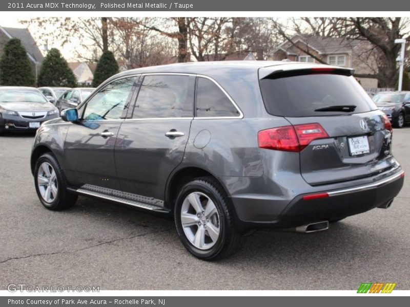 Polished Metal Metallic / Taupe 2011 Acura MDX Technology
